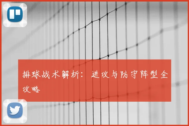 排球战术解析:进攻与防守阵型全攻略